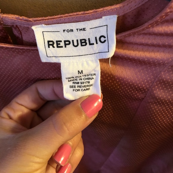 For The Republic- Mauve Blouse - Picture 4 of 4
